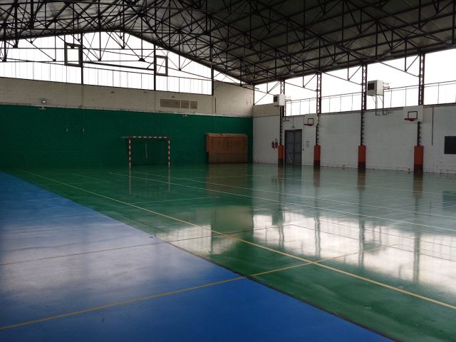 Gymnase des cheminots en travaux
