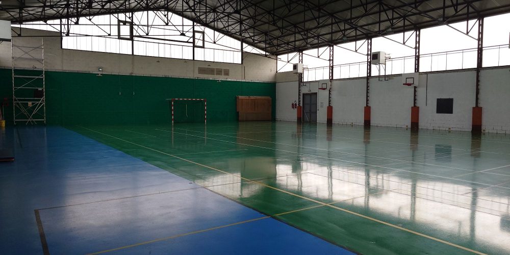 Gymnase des cheminots en travaux